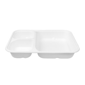 Bandeja de Caña de Azúcar para Nachos 3C 16,5x21x5x3,5cm (50 Uds)