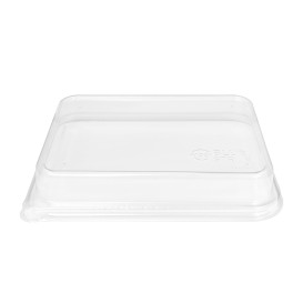 Tapa de rPET para bandeja 16,5x21x2cm (50 Uds)