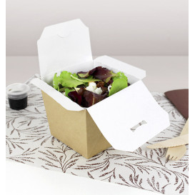 Caja de Comida para Llevar Wok Kraft 950ml (25 Uds)