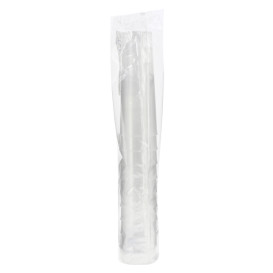 Vaso Tubo Reutilizable Irrompible PP Transparente 330ml (10 Uds)