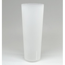 Vaso de Tubo Reutilizable Durable PP "Frost" 330ml (420 Uds)
