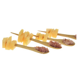 Cucharilla de Bambú 12cm en caja (24 Uds)