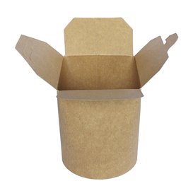Caja de Cartón Kraft para Noodles 760ml (250 Uds)