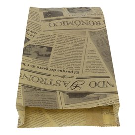 Bolsa de Papel para Bocadillo Kraft Times 12+2x26cm (2.000 Uds)