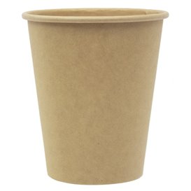 Vaso Cartón 9 Oz/280ml Kraft-Kraft Ø8,1cm (1.000 Uds)