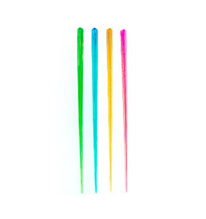 Agitador para Bebidas de Plástico Fluorescente 175mm 