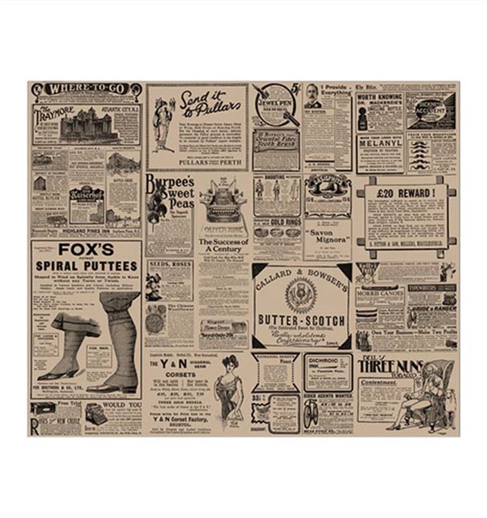 Envuelta Antigrasa Times Kraft 31x38cm (1.000 Uds)