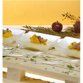 Bandeja Reutilizable Degustación PP Cuadrada 6x6cm 35ml (25 Uds)
