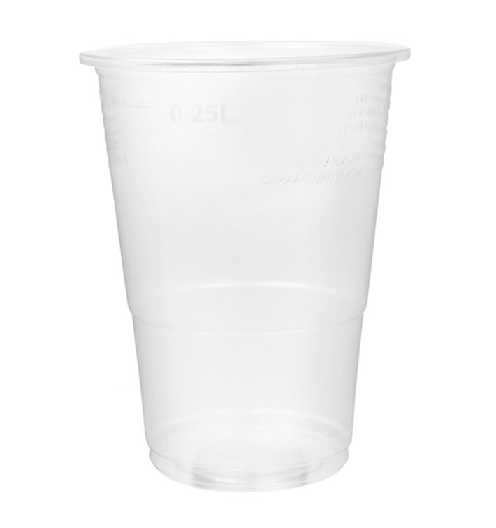 Vaso Reutilizable PP Transparente 300ml (50 Uds)