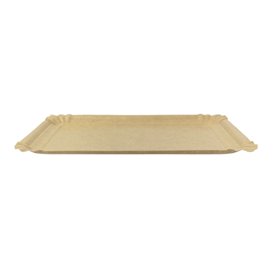 Bandeja de Cartón Rectangular Kraft 10x16 cm (100 Uds)