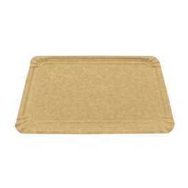 Bandeja de Cartón Rectangular Kraft 12x19 cm (1.300 Uds)