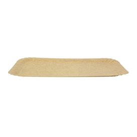 Bandeja de Cartón Rectangular Kraft 14x21 cm (100 Uds)