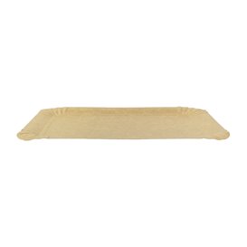 Bandeja de Cartón Rectangular Kraft 12x19 cm (100 Uds)