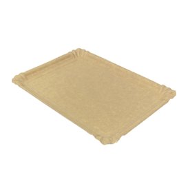 Bandeja de Cartón Rectangular Kraft 16x22 cm (1400 Uds)