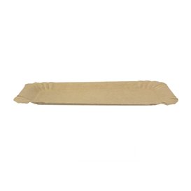 Bandeja de Cartón Rectangular Kraft 16x22 cm (1400 Uds)