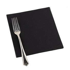 Servilleta Airlaid Negro 40x40cm (50 Uds)