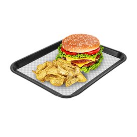 Envuelta Antigrasa “Vichy” Negro 31x42cm (1.000 Uds)