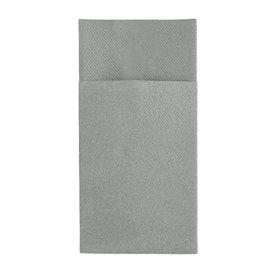 Servilleta Kanguro Airlaid Gris 40x40cm (480 Uds)