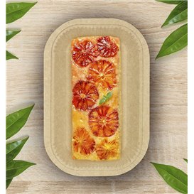 Bandeja de Cartón Antigrasa Kraft 15x23cm 245g/m² (50 Uds)