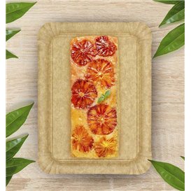 Bandeja de Cartón Kraft "Flower" 18x24cm 345g/m² (50 Uds)