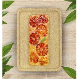 Bandeja de Cartón Kraft "Flower" 25x34cm 390g/m² (50 Uds)