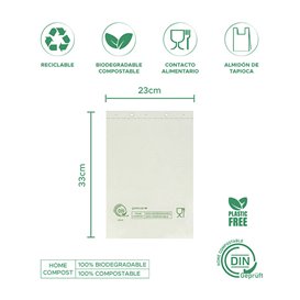 Bolsa Mercado Block Home Compost “Classic” 23x33cm G48 (100 Uds)