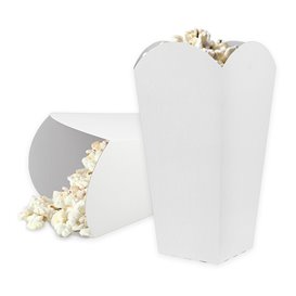 Caja Palomitas Pequeña Blanca 45gr 6,5x8,5x15cm (700 Uds)