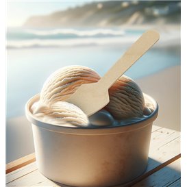 Cucharilla de Madera para Helados 9,5cm (100 Uds)