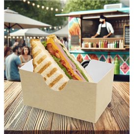 Envase para Sandwich Kraft (25 Uds)