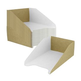 Envase de Cartón para Gofres 16x10cm (100 Uds)