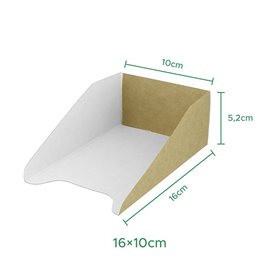 Envase de Cartón para Gofres 16x10cm (800 Uds)