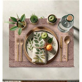 Mantel Individual de Papel Kraft "Arpillera" 30x40cm 40g/m² (1.000 Uds)