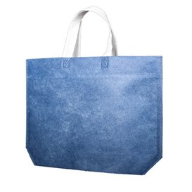 Bolsa Tela TNT con Base Hexagonal Azul 44+10x30cm (25 Uds)