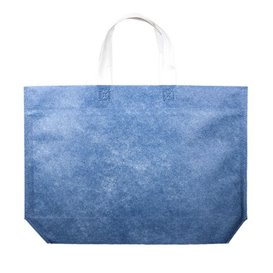 Bolsa Tela TNT con Base Hexagonal Azul 44+10x30cm (25 Uds)