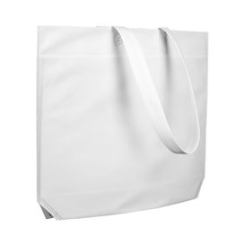 Bolsa Tela TNT Asa Larga Blanca 48+10x35cm (200 Uds)