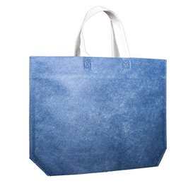Bolsa Tela TNT con Base Hexagonal Azul 44+10x30cm (25 Uds)