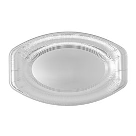 Bandeja Ovalada de Aluminio 2150ml (10 Uds)