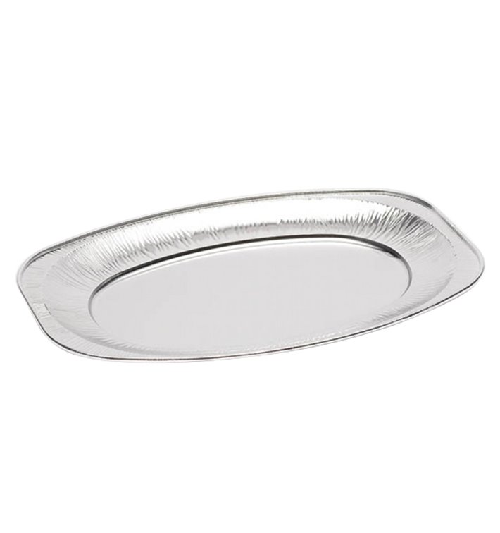 Bandeja Ovalada de Aluminio 870ml (100 Uds)