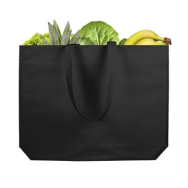 Bolsa Tela TNT Asa Larga Negra 48+10x35cm (25 Uds)