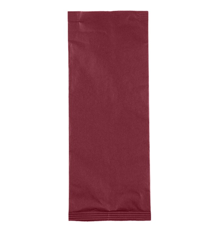 Sobre Portacubiertos con Servilleta Burdeos 11x25cm (100 Uds)