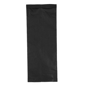 Sobre Portacubiertos con Servilleta Negro 11x25cm (100 Uds)