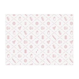 Envuelta Antigrasa Eco Roja 30x40cm (3.000 Uds)
