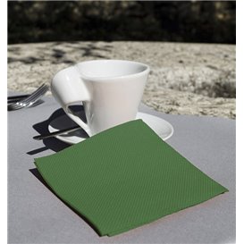 Servilleta de Papel Micropunto 20x20cm 2C Verde (2.400 Uds)