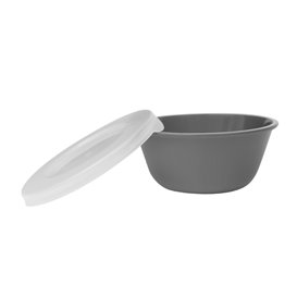 Tapa Bol Reutilizable Durable PP Bio "Revolve" Ø14,8cm (40 Uds)