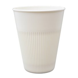 Vaso Reutilizable Durable PP Crema 355ml Ø9,6cm (25 Uds)