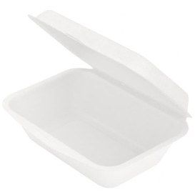 Envase MenuBox Caña de Azúcar Blanco 136x182x64mm (50 Uds)