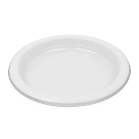 Plato Reutilizable PS Llano Blanco 16,5cm (650 Uds)