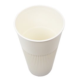 Vaso Reutilizable Durable PP Crema 470ml Ø9,6cm (300 Uds)