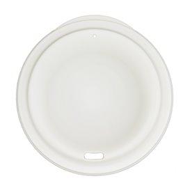 Tapa Reutilizable Durable PP Crema para Vaso Ø9,6cm (50 Uds)