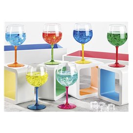 Copa Reutilizable Durable TT Pie Amarillo para Gin Tonic 580ml (6 Ud)